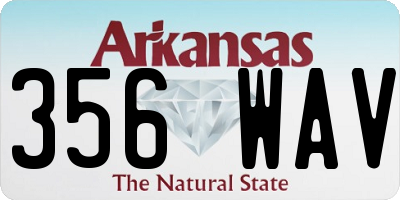 AR license plate 356WAV