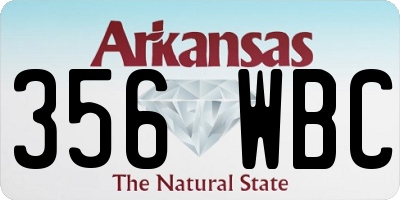 AR license plate 356WBC