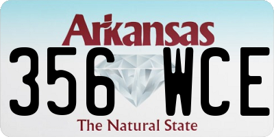 AR license plate 356WCE