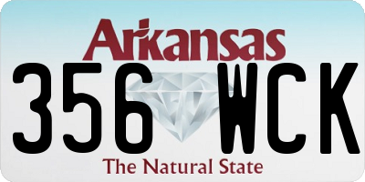 AR license plate 356WCK