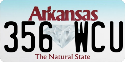 AR license plate 356WCU
