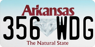 AR license plate 356WDG