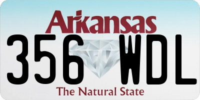 AR license plate 356WDL