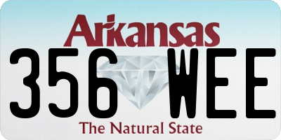 AR license plate 356WEE