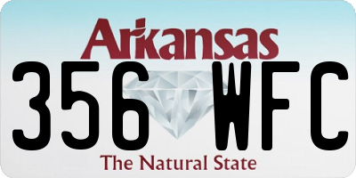 AR license plate 356WFC