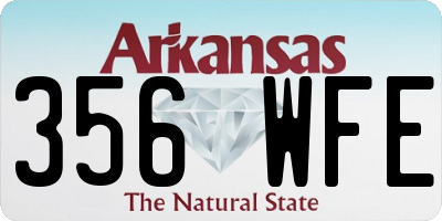 AR license plate 356WFE