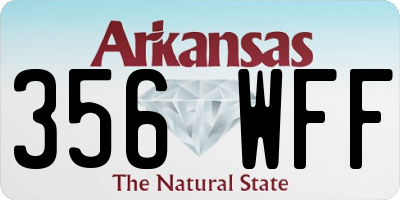 AR license plate 356WFF