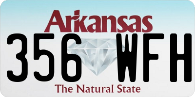 AR license plate 356WFH