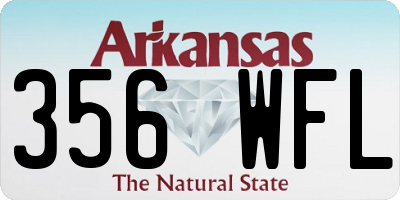 AR license plate 356WFL