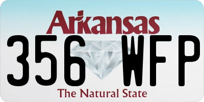 AR license plate 356WFP
