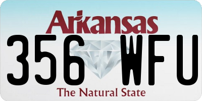 AR license plate 356WFU