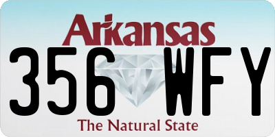 AR license plate 356WFY