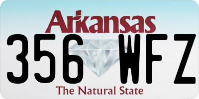 AR license plate 356WFZ