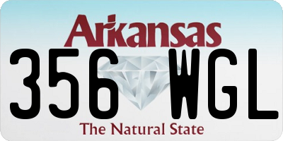 AR license plate 356WGL