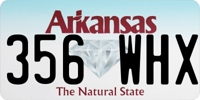 AR license plate 356WHX