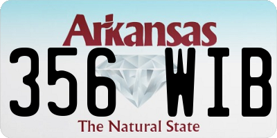 AR license plate 356WIB