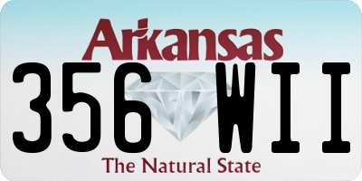 AR license plate 356WII