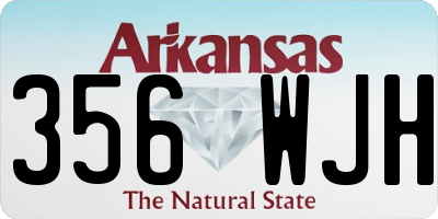 AR license plate 356WJH