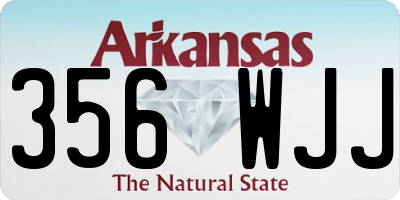 AR license plate 356WJJ