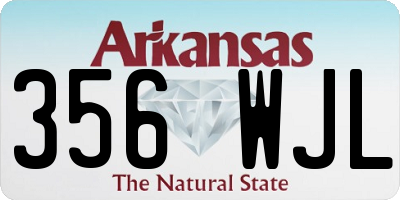 AR license plate 356WJL