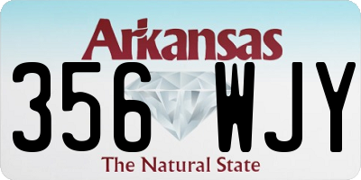 AR license plate 356WJY