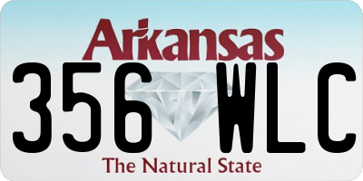 AR license plate 356WLC