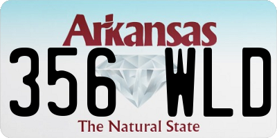AR license plate 356WLD