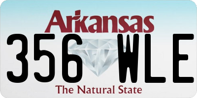 AR license plate 356WLE
