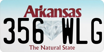 AR license plate 356WLG