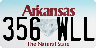 AR license plate 356WLL