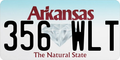 AR license plate 356WLT