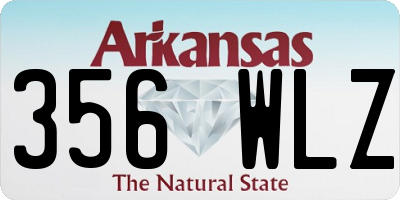 AR license plate 356WLZ
