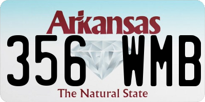 AR license plate 356WMB