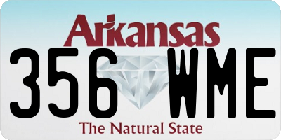 AR license plate 356WME