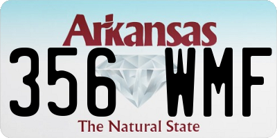 AR license plate 356WMF