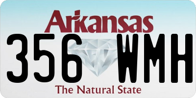 AR license plate 356WMH