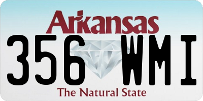 AR license plate 356WMI