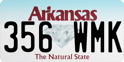 AR license plate 356WMK