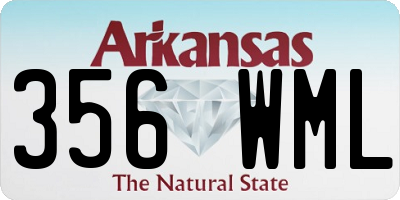 AR license plate 356WML