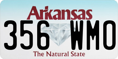 AR license plate 356WMO