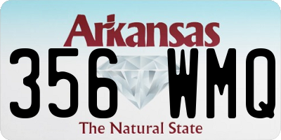 AR license plate 356WMQ