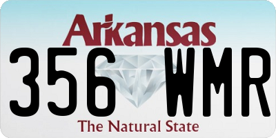 AR license plate 356WMR
