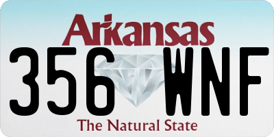 AR license plate 356WNF