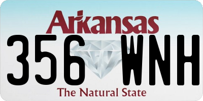 AR license plate 356WNH