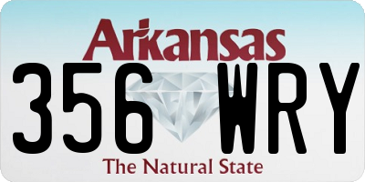 AR license plate 356WRY