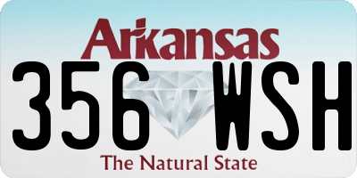 AR license plate 356WSH