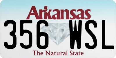 AR license plate 356WSL