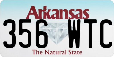 AR license plate 356WTC