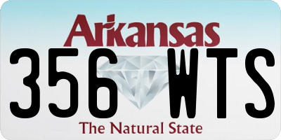 AR license plate 356WTS