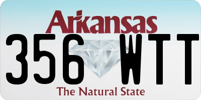 AR license plate 356WTT